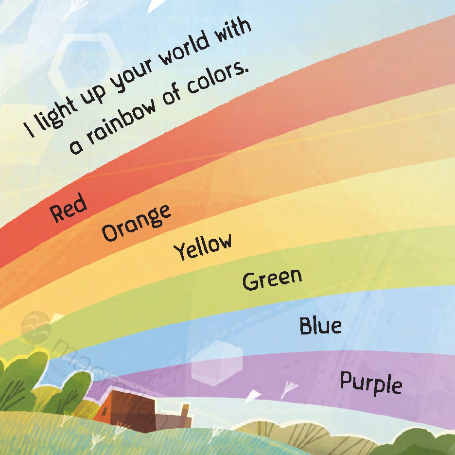 A Rainbow of Colors from the Sun