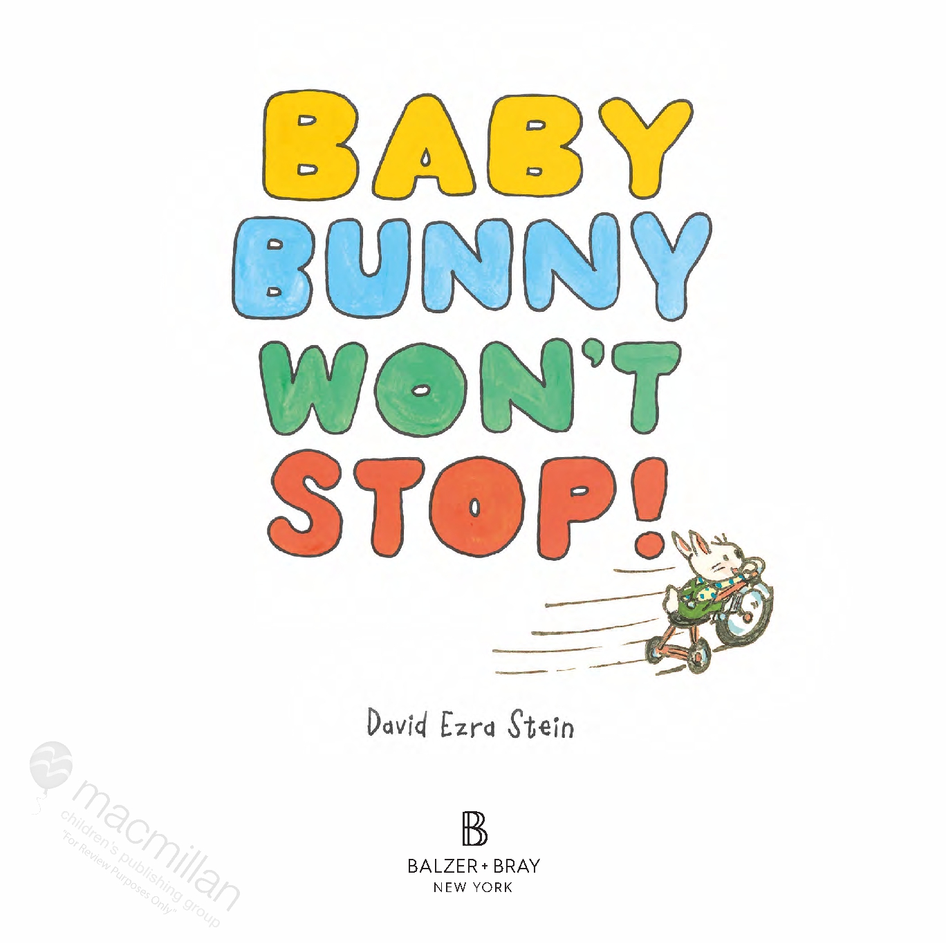 Baby Bunny Won't Stop!