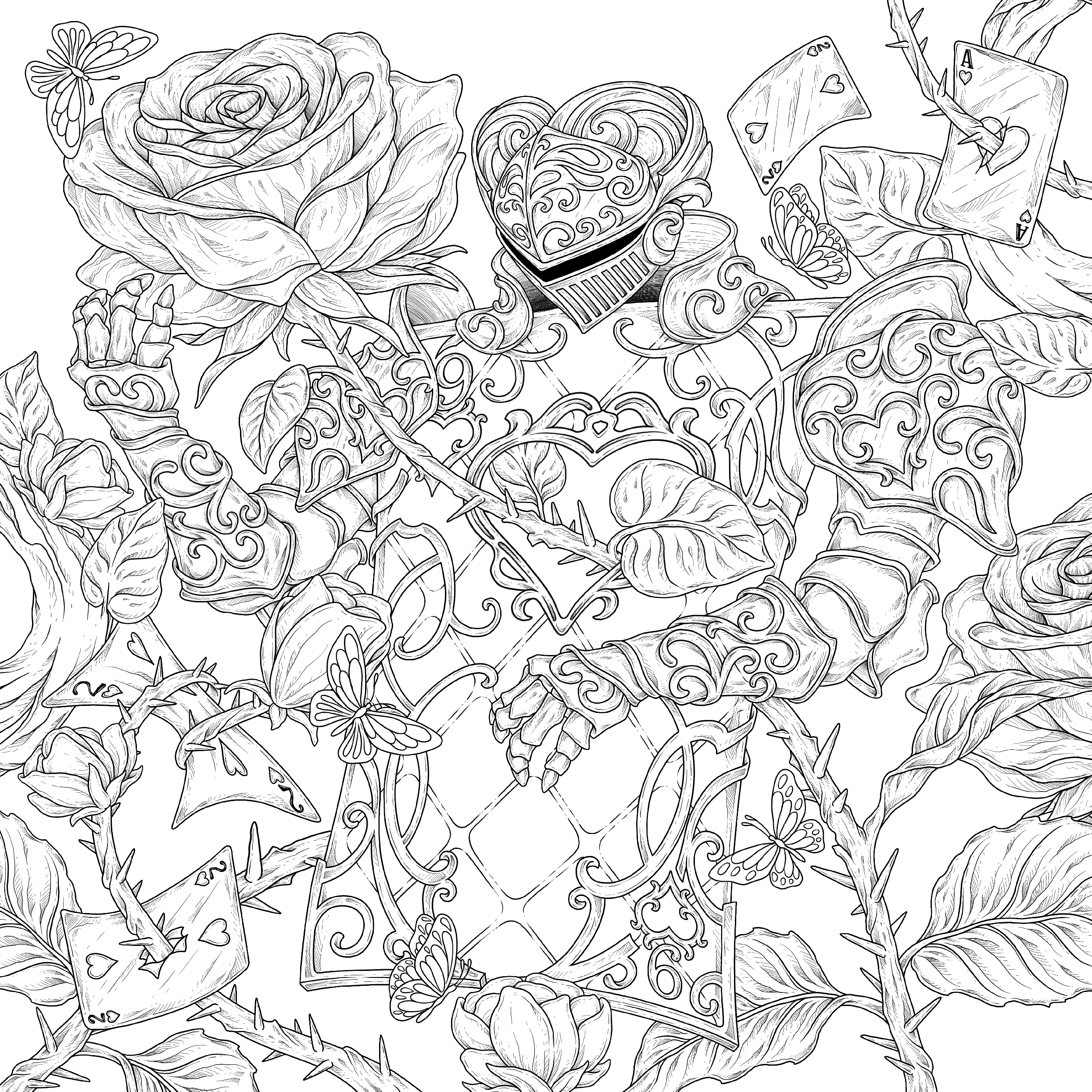 Mythographic Color and Discover: Alice in Wonderland