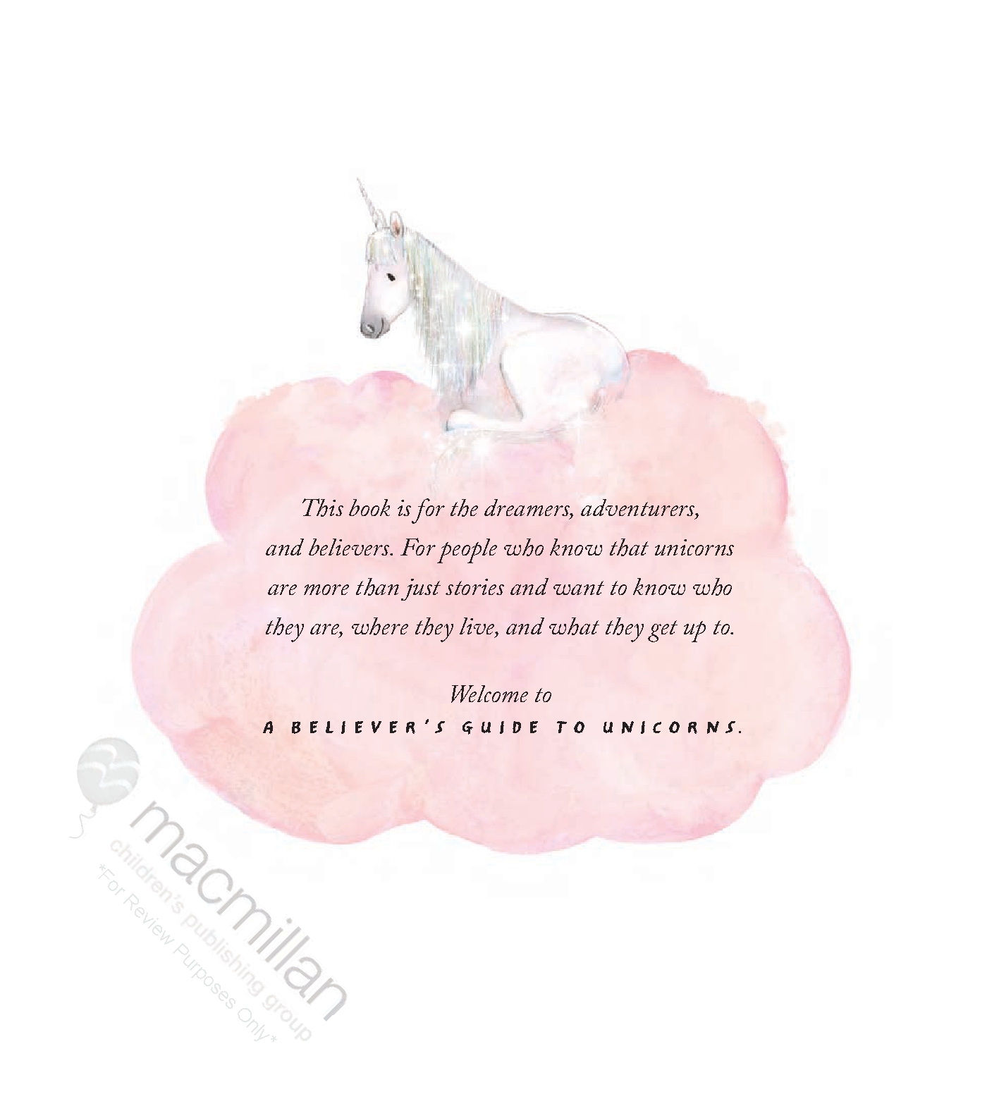 A Believer's Guide to Unicorns