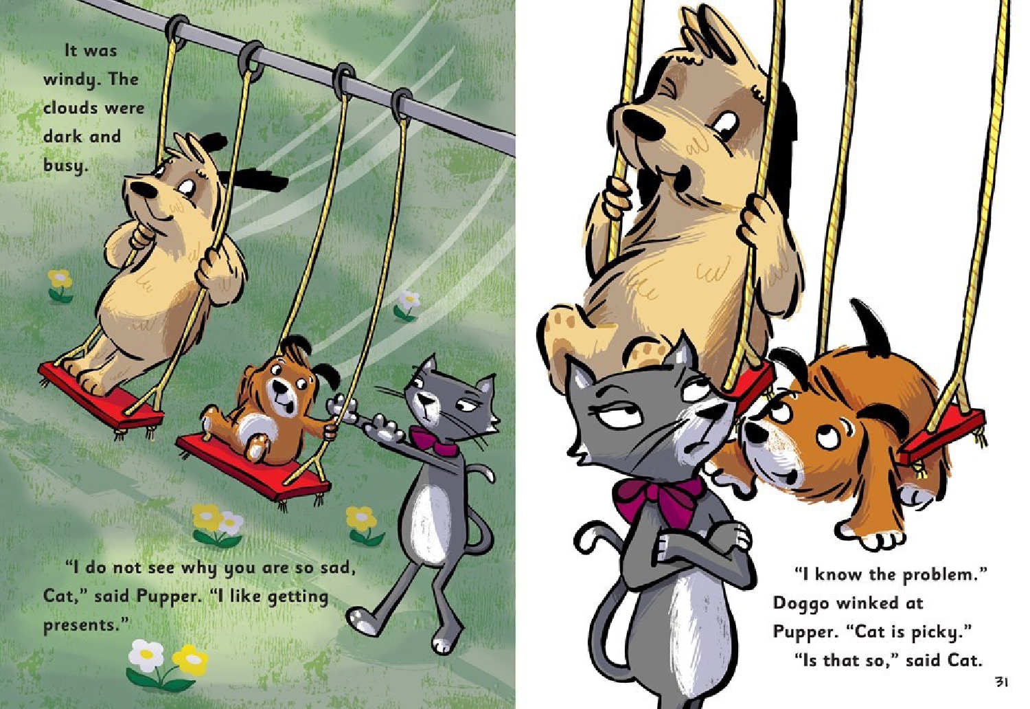 Doggo and Pupper Search for Cozy