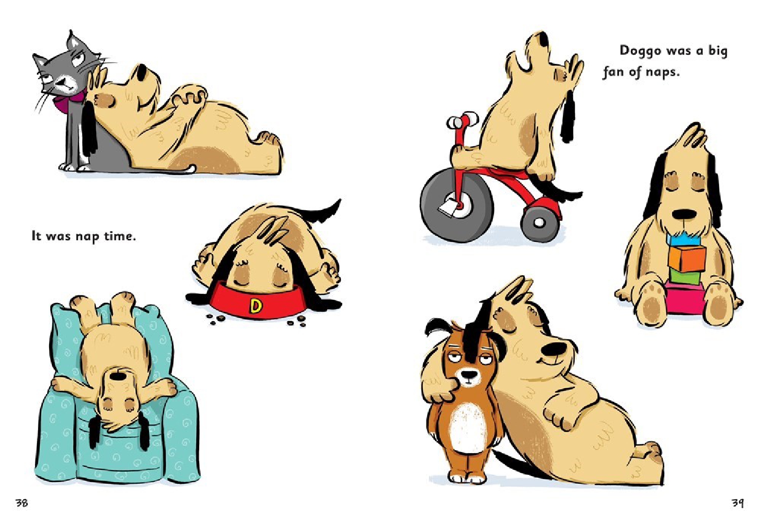 Doggo and Pupper Search for Cozy