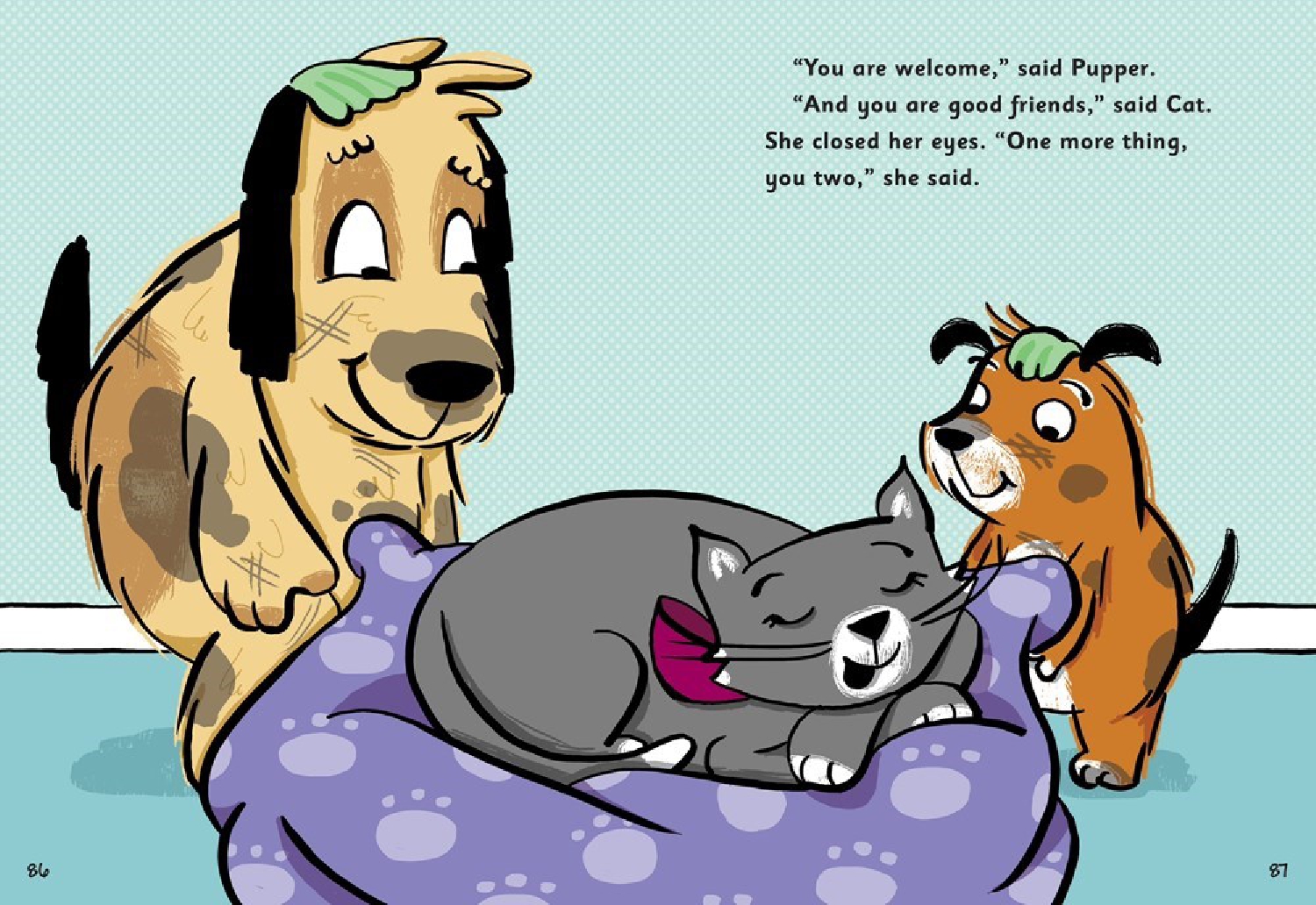 Doggo and Pupper Search for Cozy