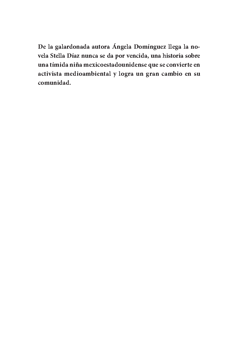 Stella Díaz nunca se da por vencida [Spanish edition]