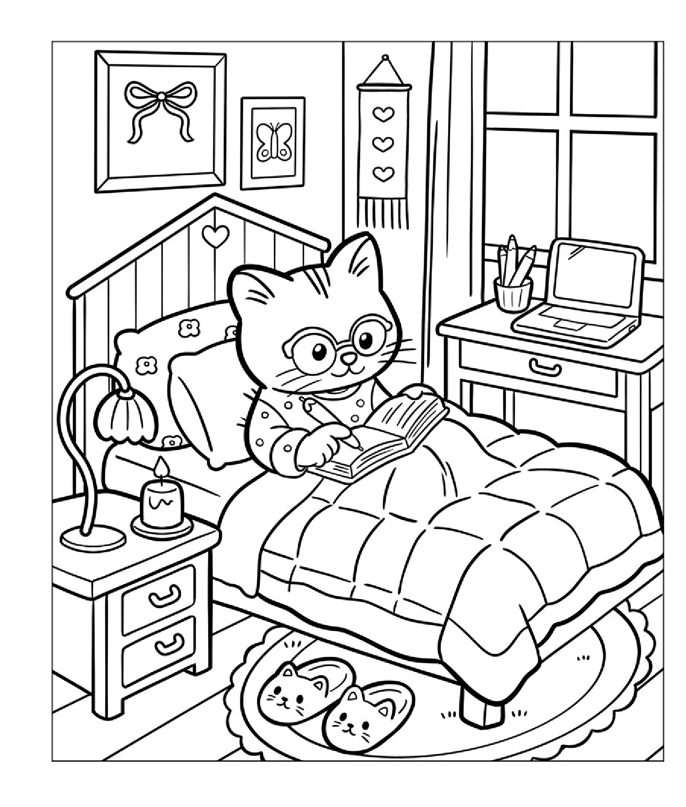 Comfort Coloring: Comfy Corner