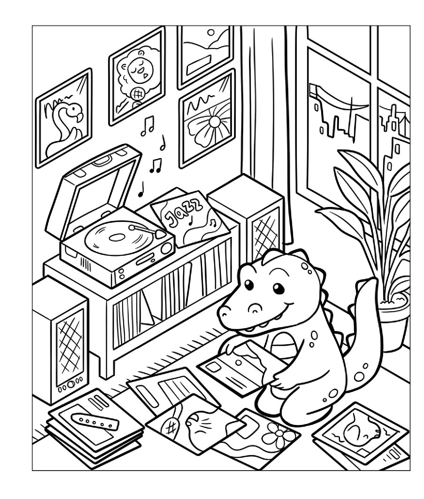 Comfort Coloring: Comfy Corner