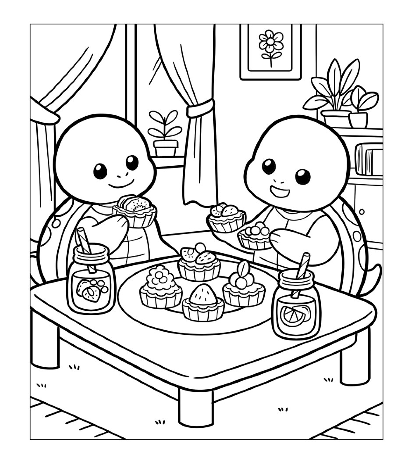 Comfort Coloring: Tiny Treats
