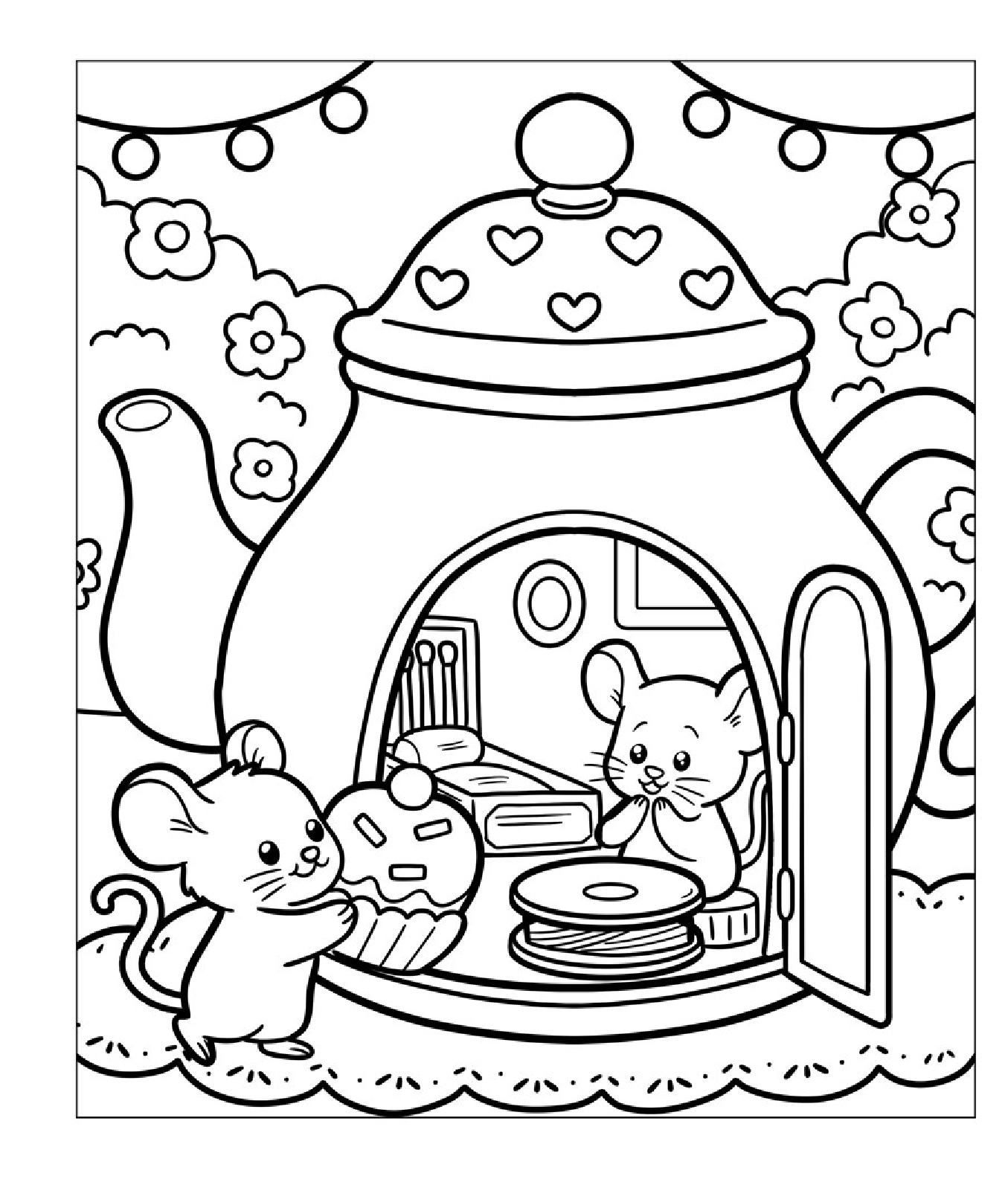 Comfort Coloring: Tiny Treats