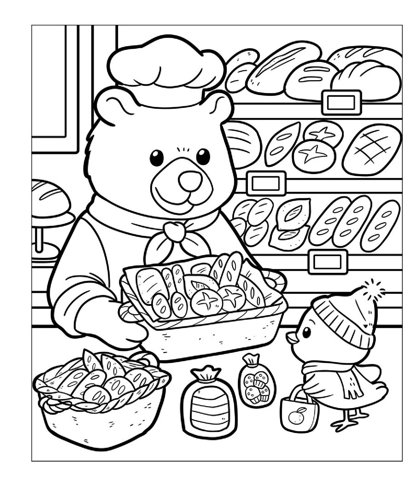 Comfort Coloring: Tiny Treats