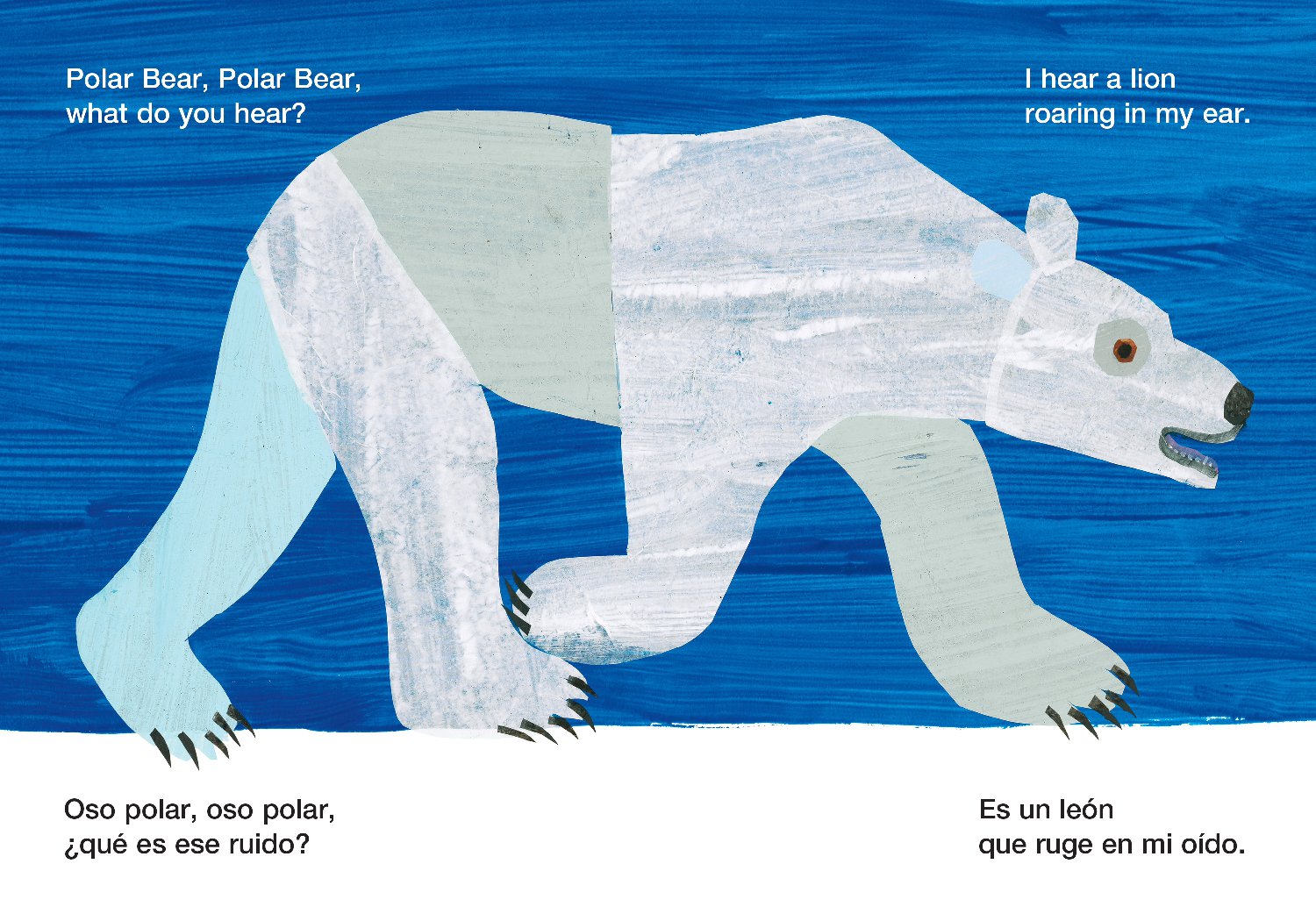 Polar Bear, Polar Bear, What Do You Hear? / Oso polar, oso polar, que es ese ruido? (Bilingual board book - English / Spanish)