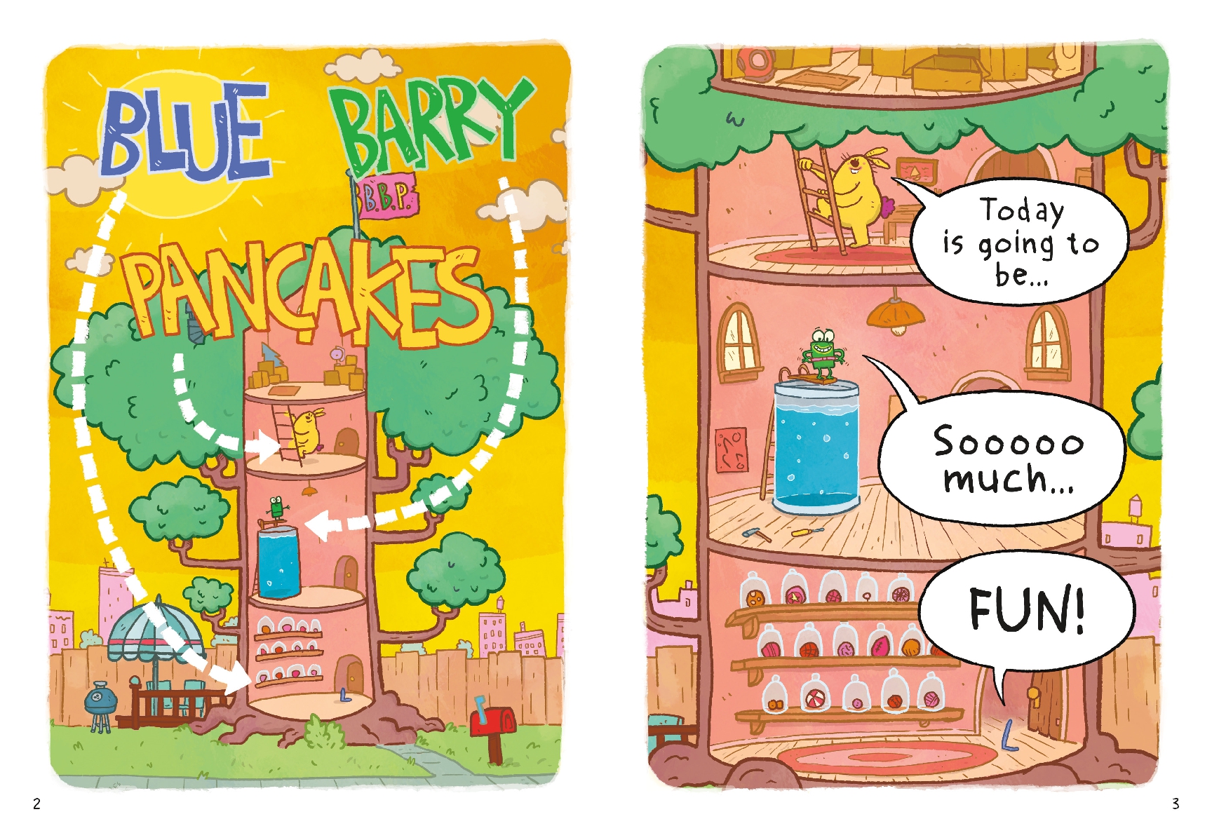 Blue, Barry & Pancakes: Mayhem on Wheels