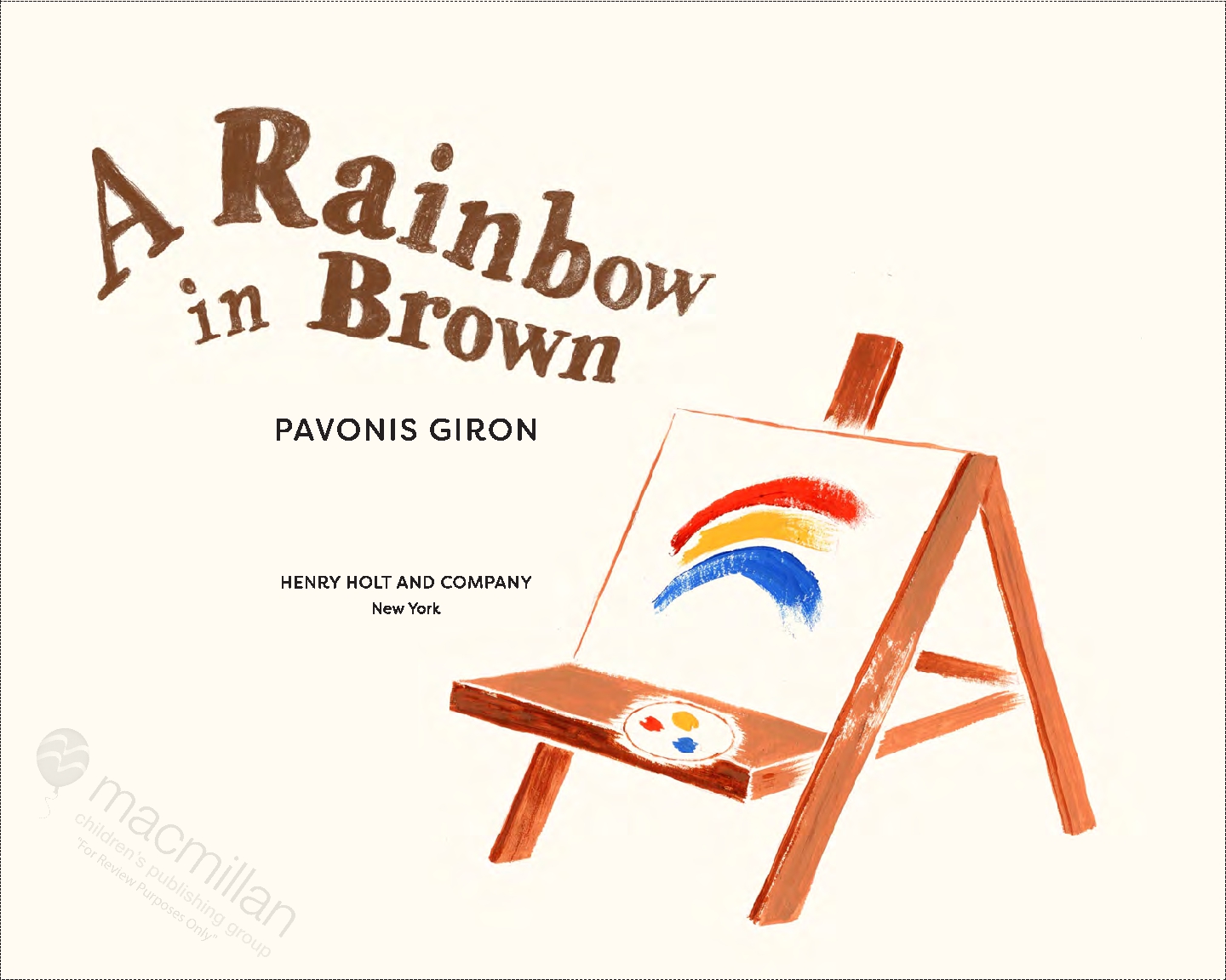 A Rainbow in Brown
