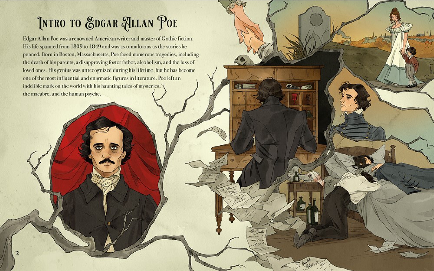 Sticker Jigsaw: The Edgar Allan Poe Collection