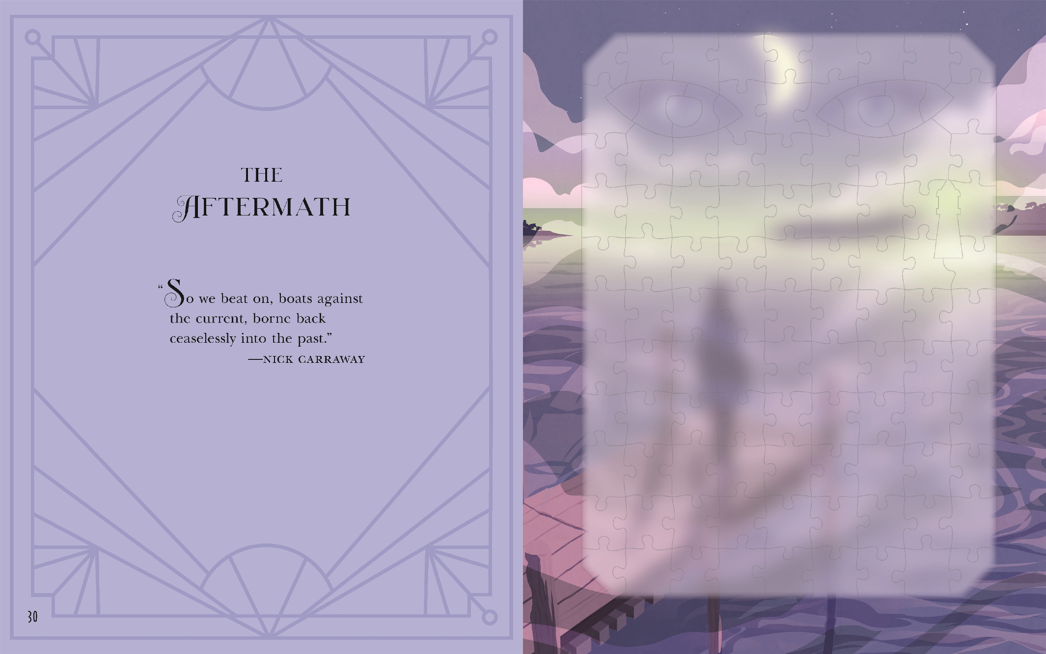 Sticker Jigsaw: The Great Gatsby