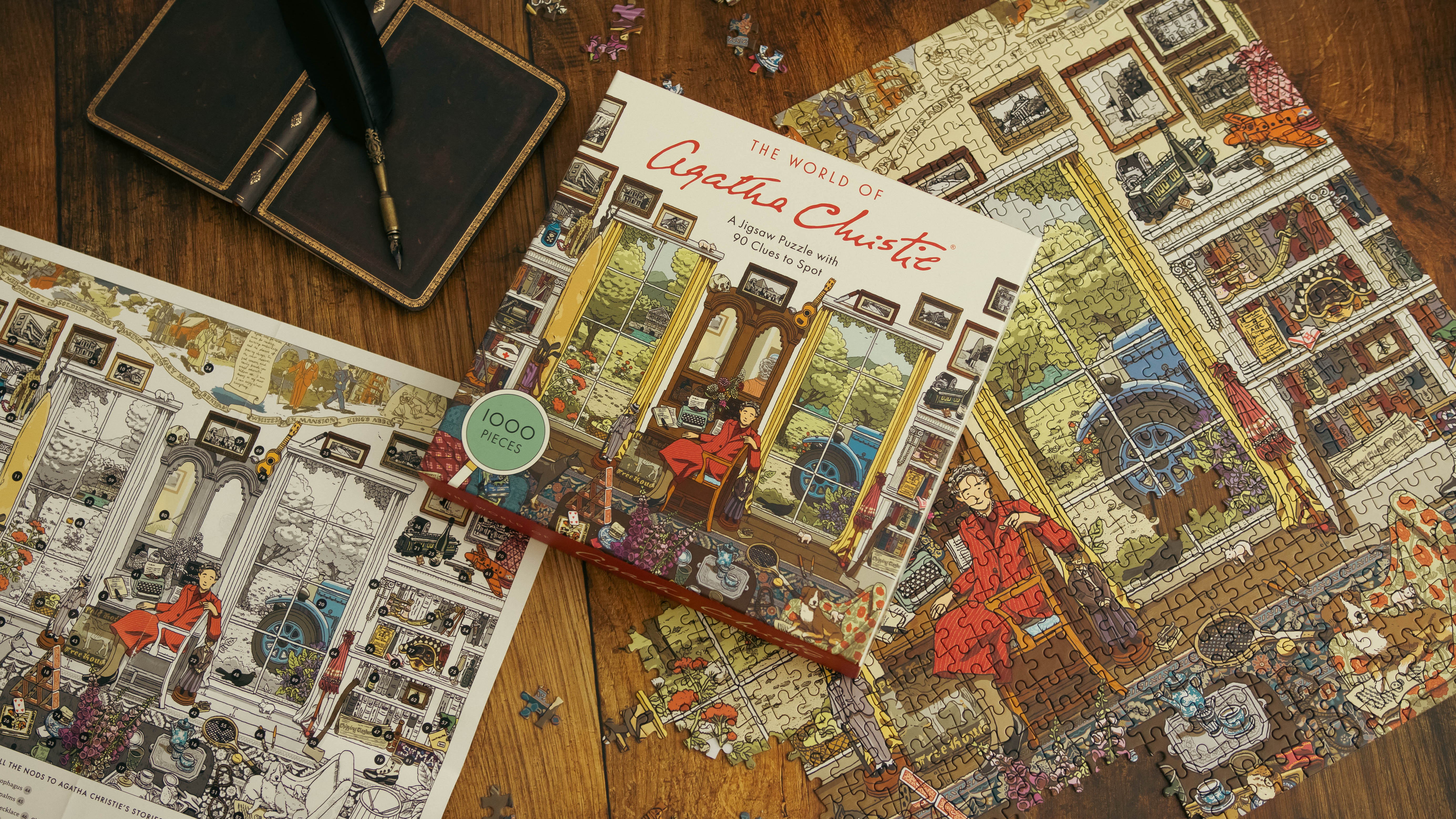 The World of Agatha Christie 1000-piece Jigsaw