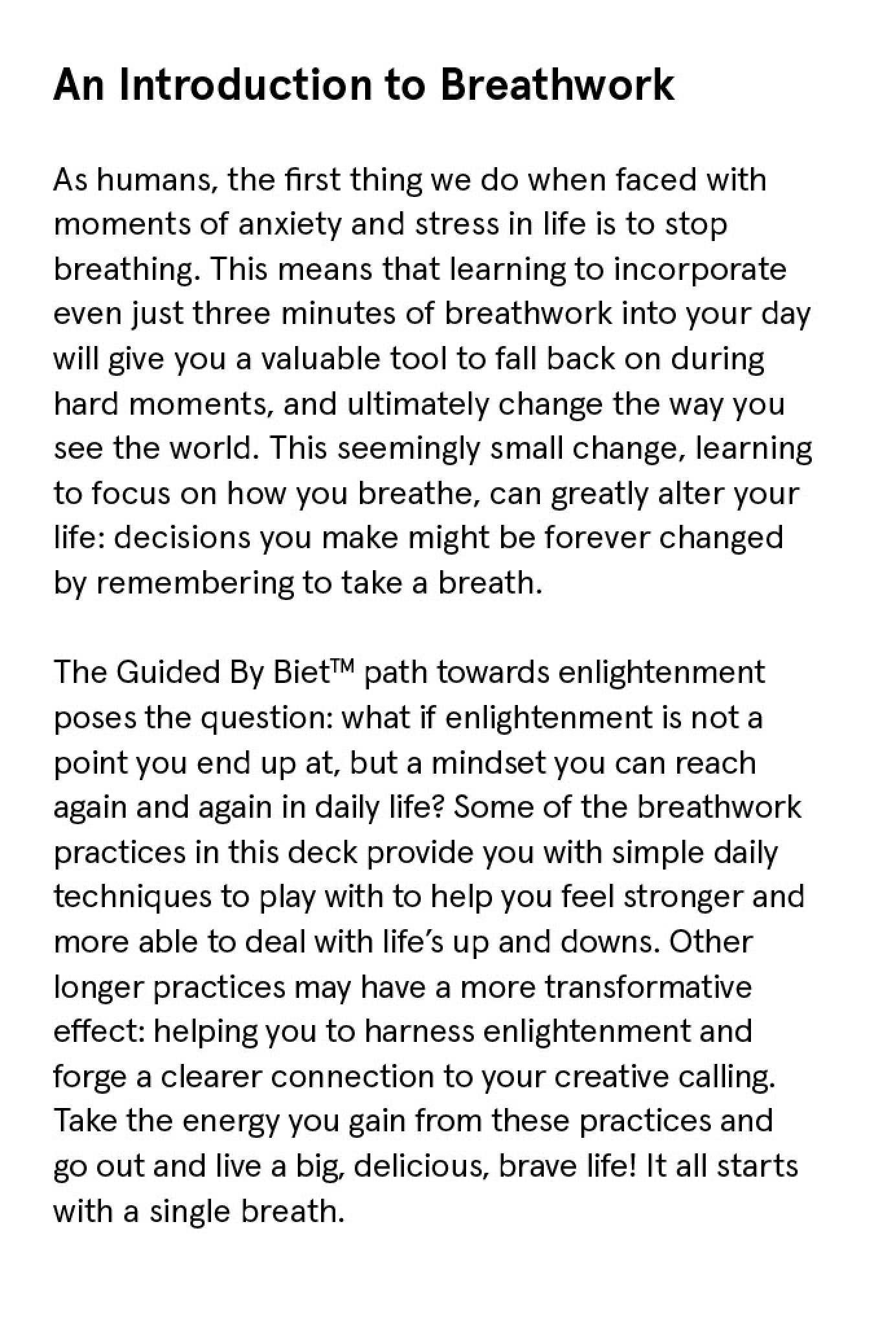 Breathwork Guided by Biet