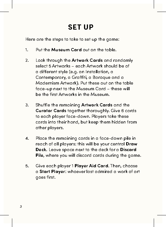 Going, Going, Gone! The Card Game