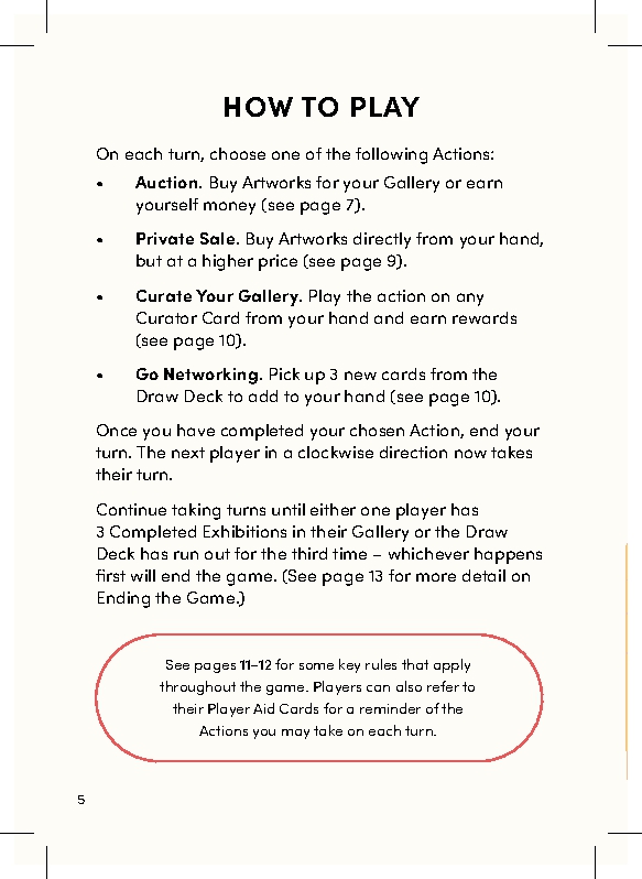 Going, Going, Gone! The Card Game