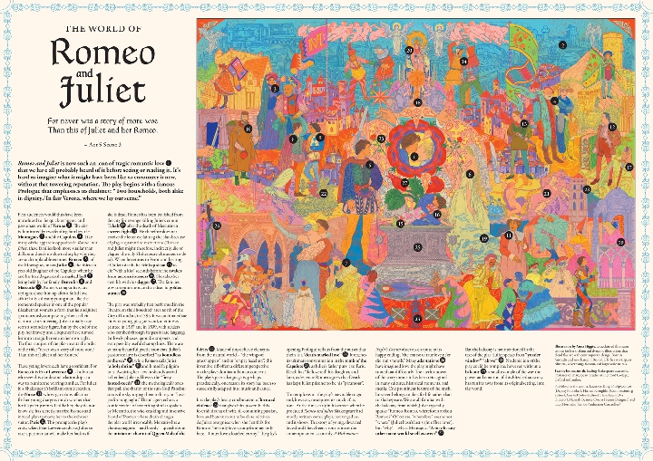 The World of Romeo and Juliet: A 1000-piece Shakespearean jigsaw puzzle by Anna Higgie