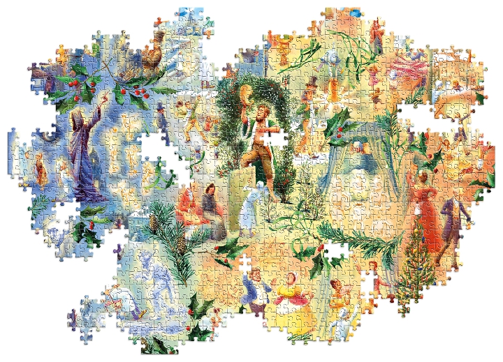 The World of A Christmas Carol: A 1000-piece jigsaw puzzle of the classic Dickens tale illustrated by Michael Kirkham