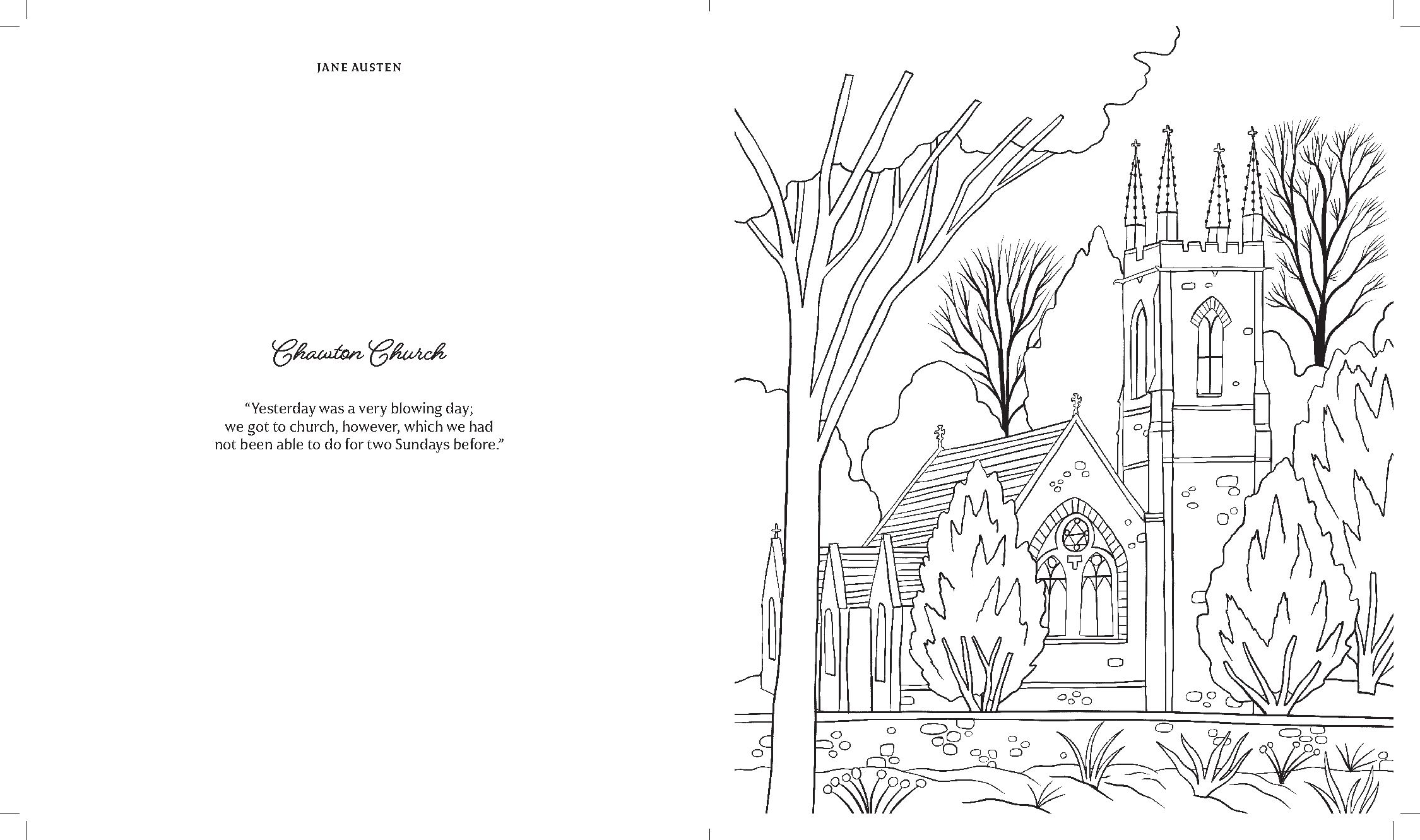 The World of Jane Austen Coloring Book
