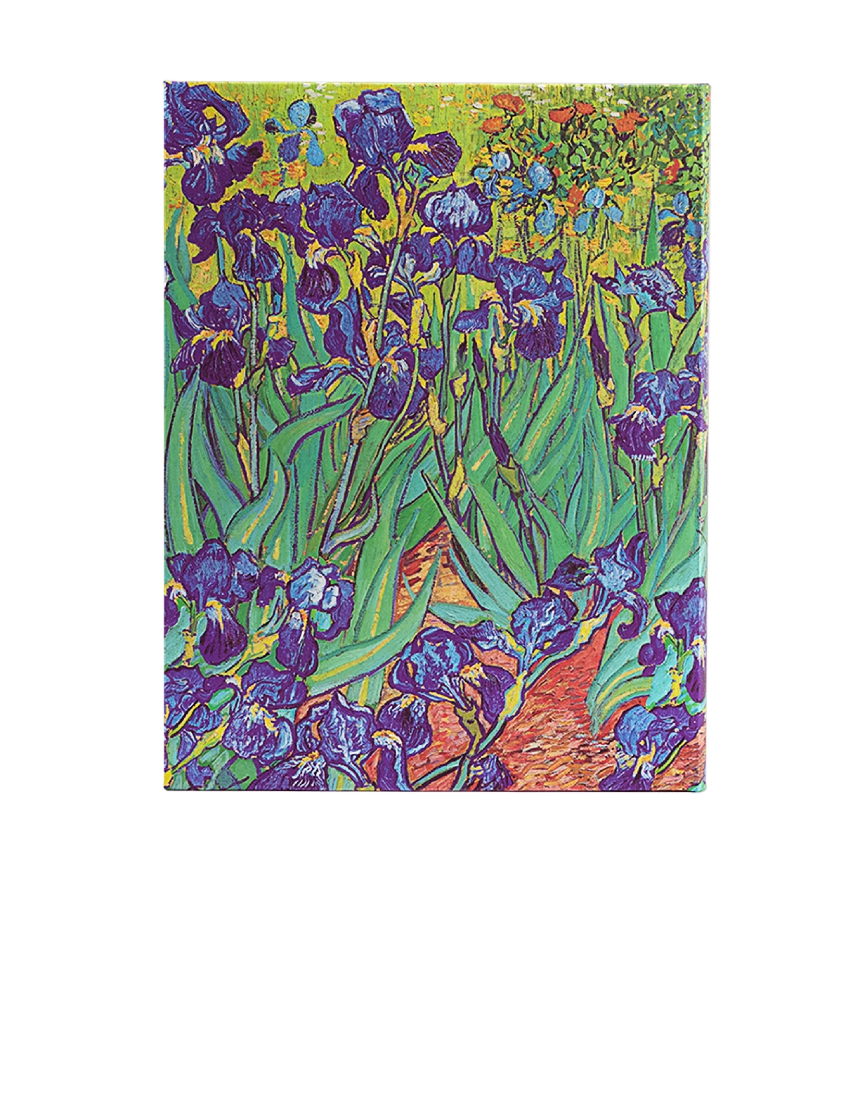 20242025 Weekly Planner, Van Gogh Irises, Van Gogh Irises, 18-Month, Ultra, Vertical, Elastic Band, 208 Pg, 80 GSM