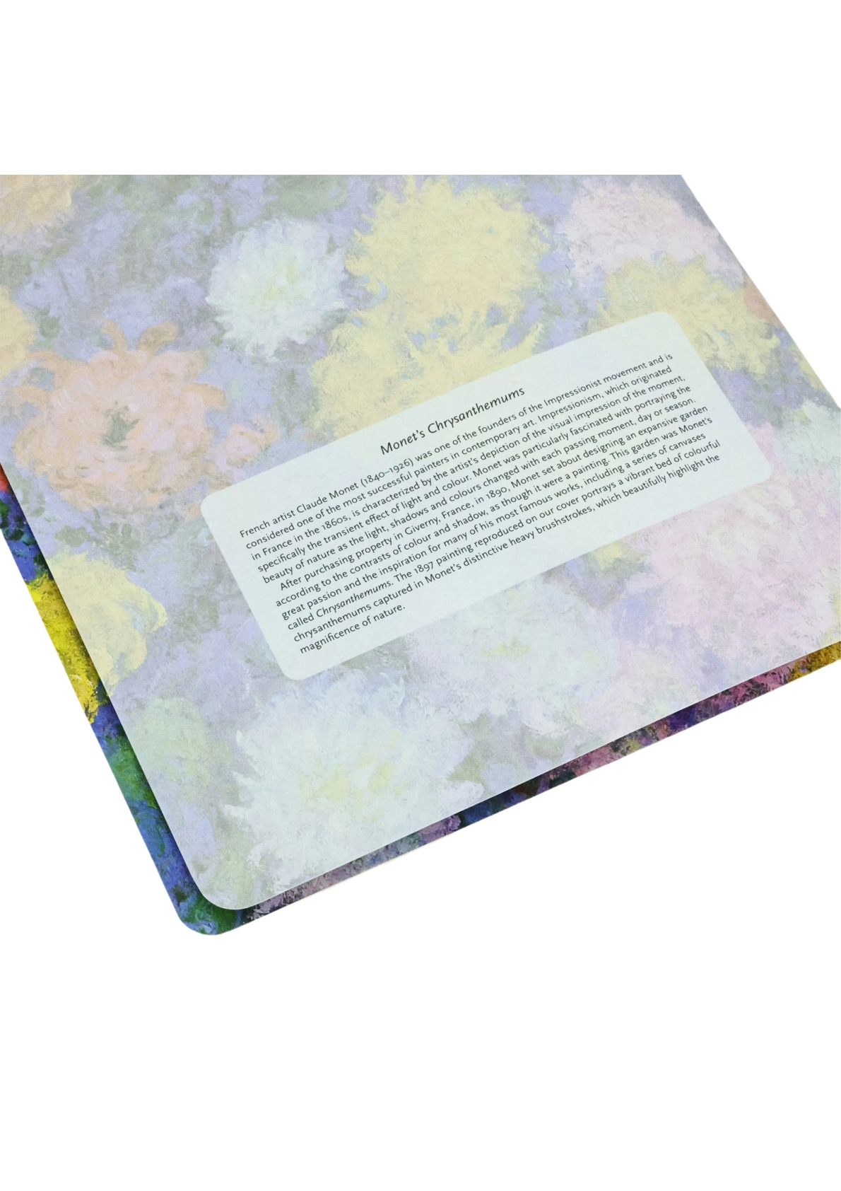Monet's Chrysanthemums, Cahiers, A4, Lined, No Closure, 80 Pg, 100 GSM