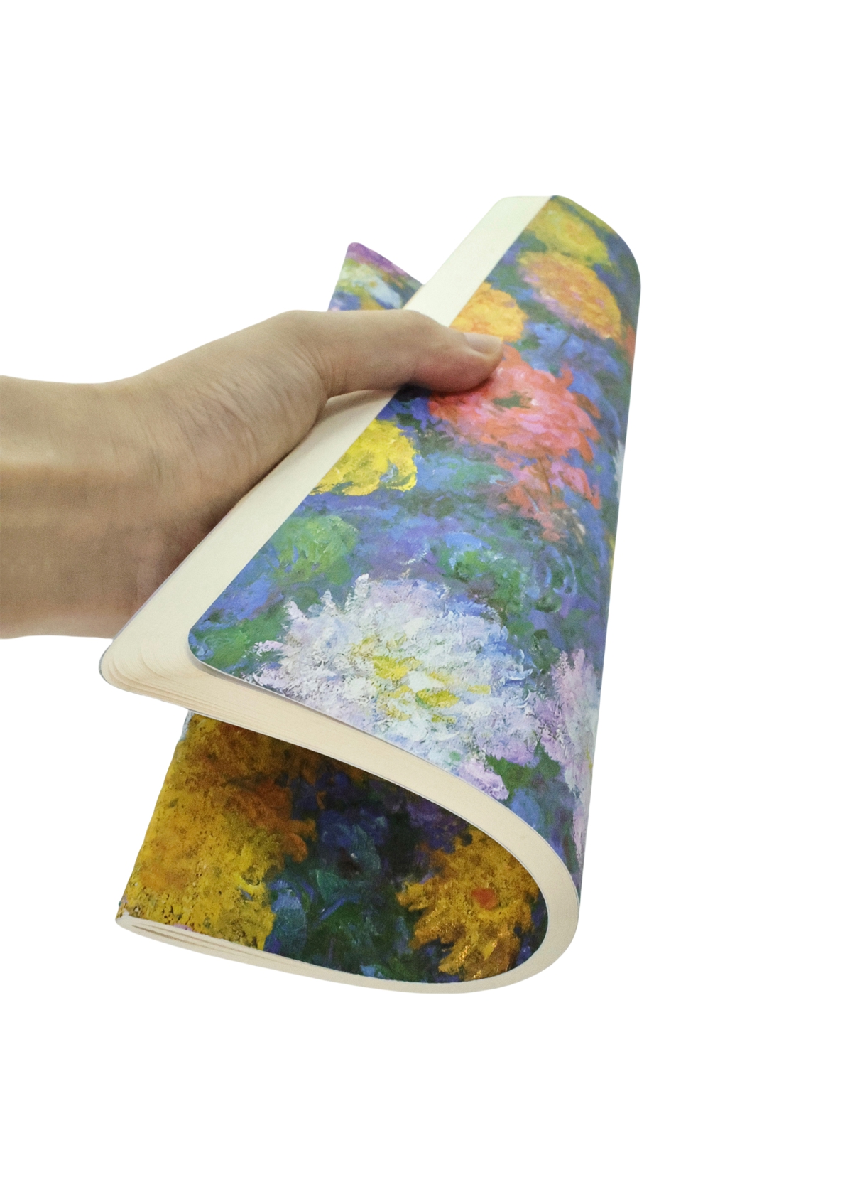 Monet's Chrysanthemums A4 Unlined Softcover Cahier, 80pg, 100GSM by Paperblanks (Monet's Chrysanthemums)