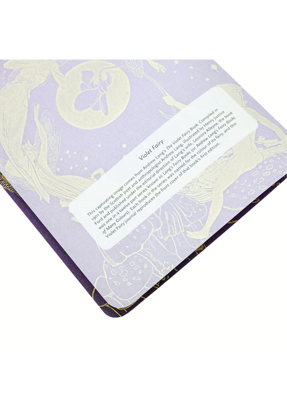 Violet Fairy A5 Unlined Softcover Cahier, 80pg, 100GSM by Paperblanks (Lang's Fairy Books)