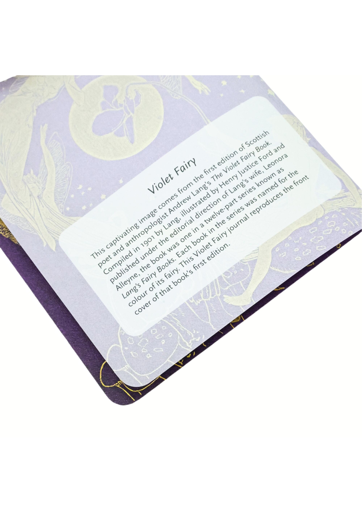 Violet Fairy A6 Dot Grid Softcover Cahier, 80pg, 100GSM by Paperblanks (Lang's Fairy Books)