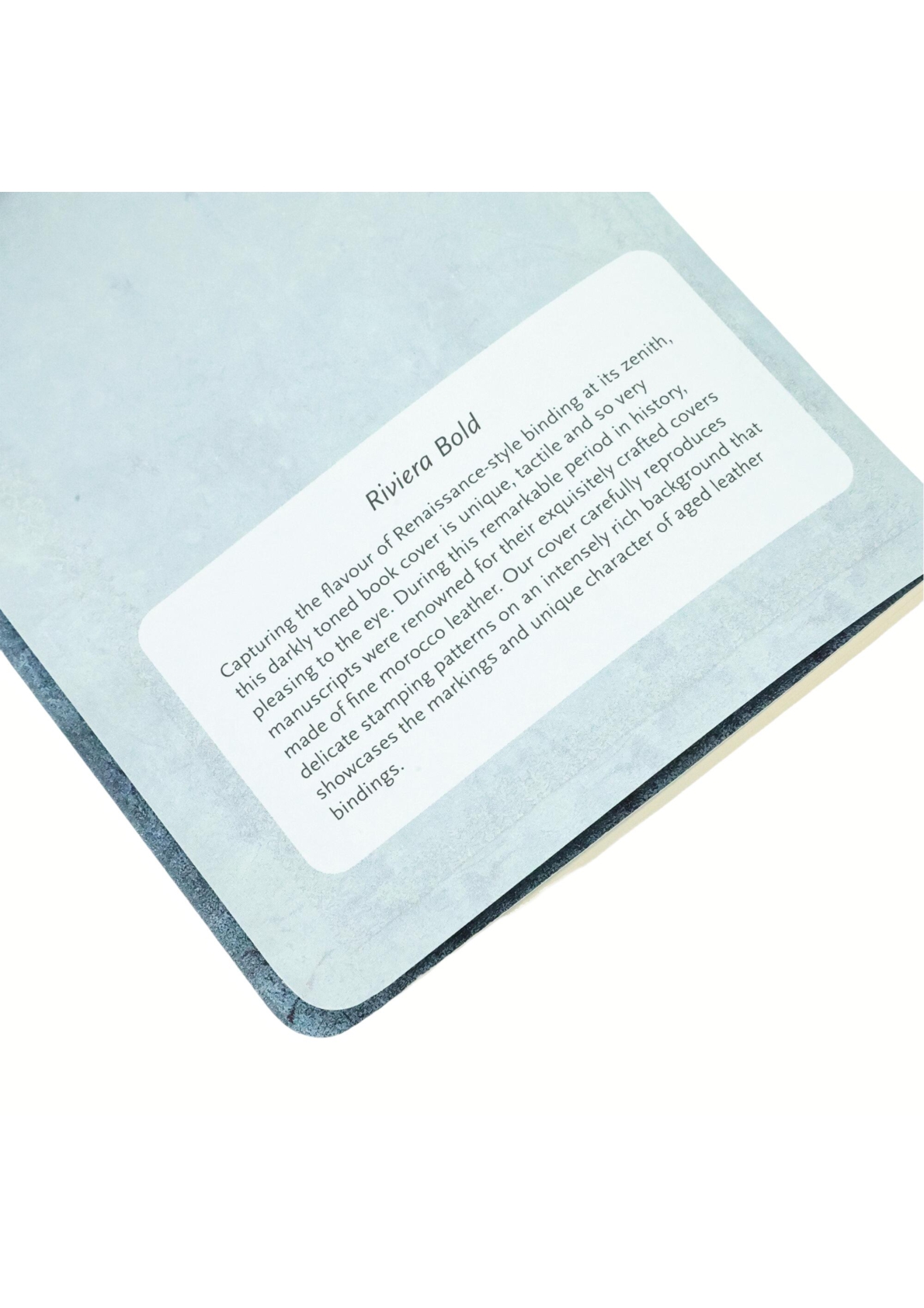 Riviera Bold A6 Lined Cahier Notebook, 80pg, 100GSM by Paperblanks (Old Leather Collection)