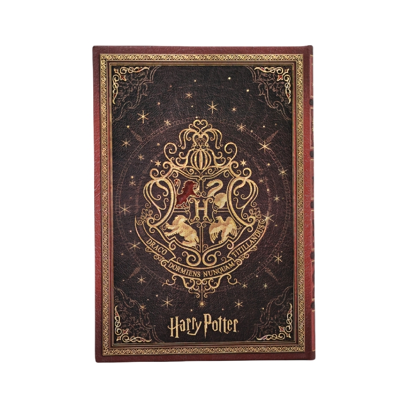 Gryffindor Journal Midi Custom Lined Hardcover, 144pg, 120GSM by Paperblanks (Harry Potter Collection)