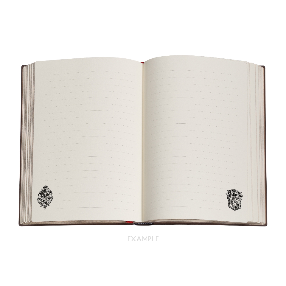 Slytherin Journal Midi Custom Lined Hardcover, 144pg, 120GSM by Paperblanks (Harry Potter Collection)