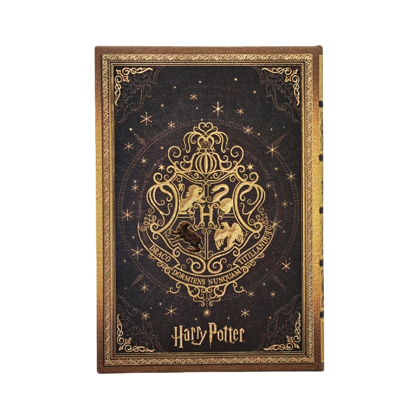 Hufflepuff Journal Midi Custom Unlined Hardcover, 144pg, 120GSM by Paperblanks (Harry Potter Collection)