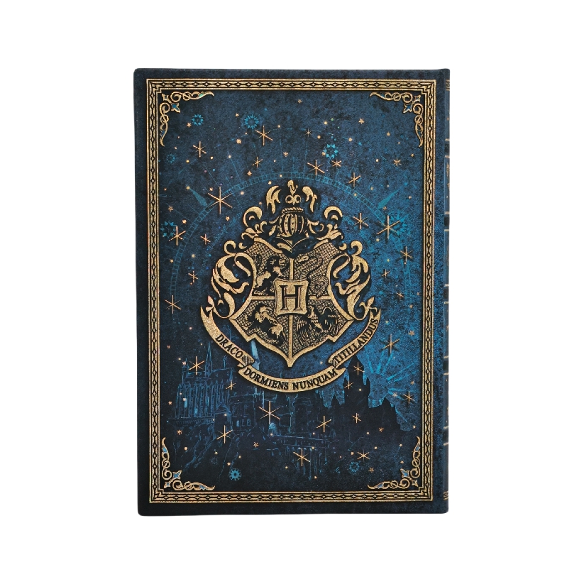 Legends of Hogwarts Journal Midi Custom Unlined Hardcover, 144pg, 120GSM by Paperblanks (Harry Potter Collection)