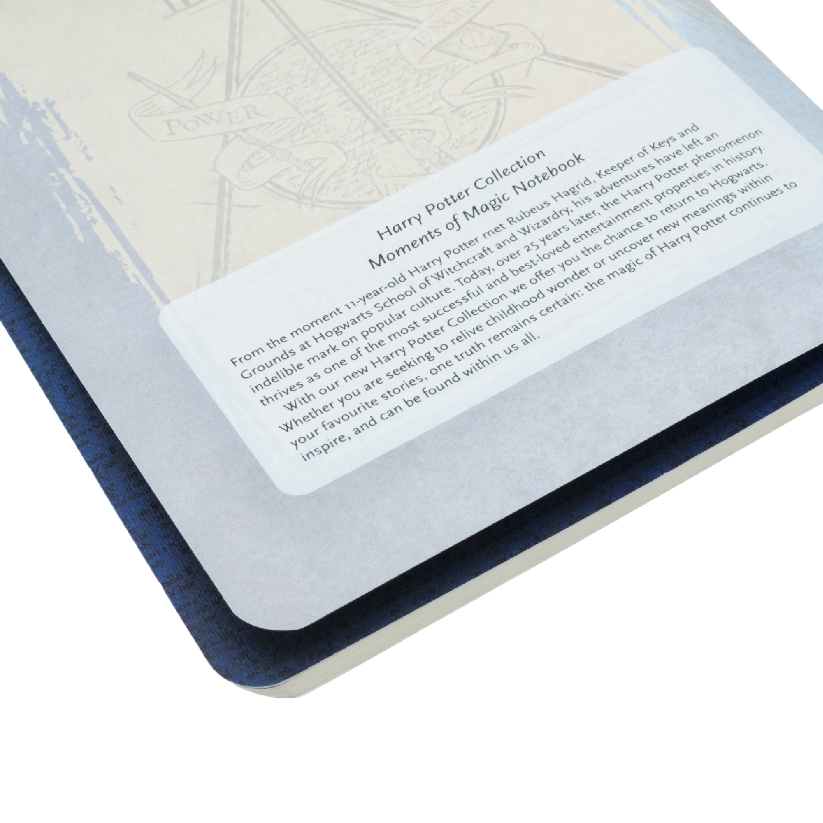 Moments of Magic Notebook A5 Unlined Softcover Cahier, 80pg, 100GSM by Paperblanks (Harry Potter Collection)