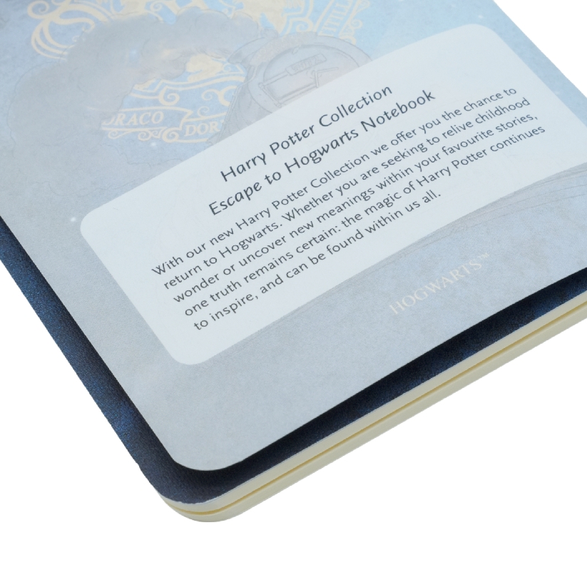 Escape to Hogwarts Notebook A6 Unlined Softcover Cahier, 80pg, 100GSM by Paperblanks (Harry Potter Collection)