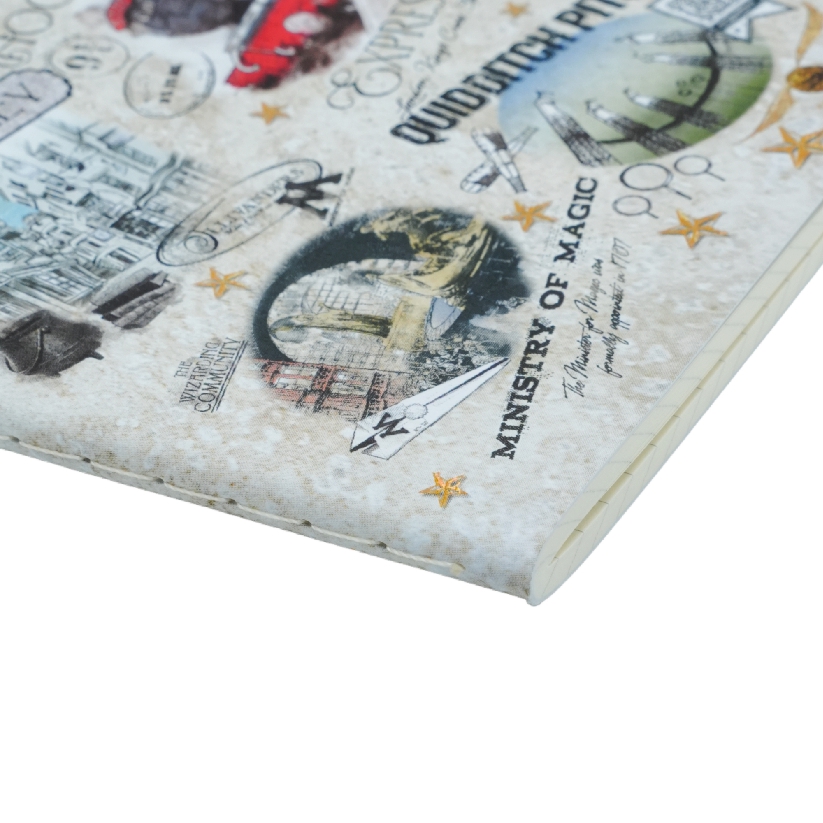 The Wizarding World Notebook A6 Gridded Cahier, 80pg, 100GSM by Paperblanks (Harry Potter Collection)