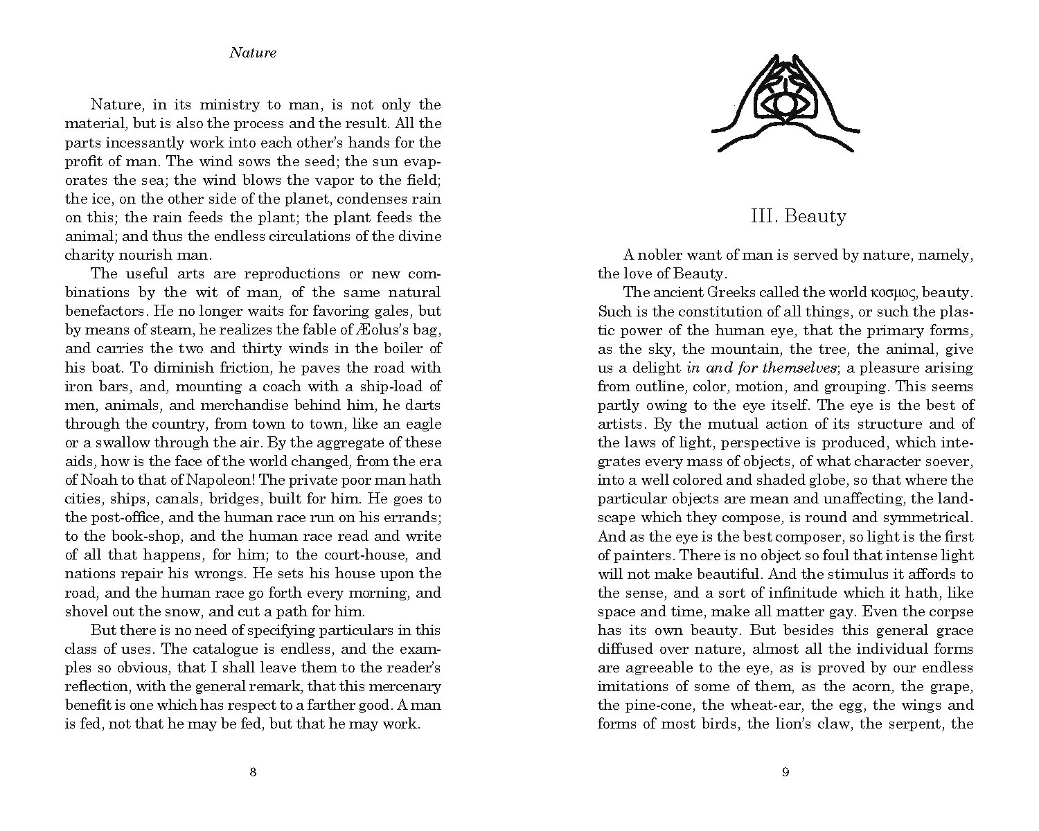 Nature and Other Essays