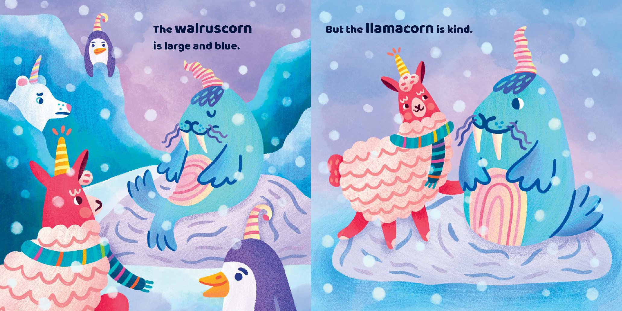 The Llamacorn Is Kind, board book