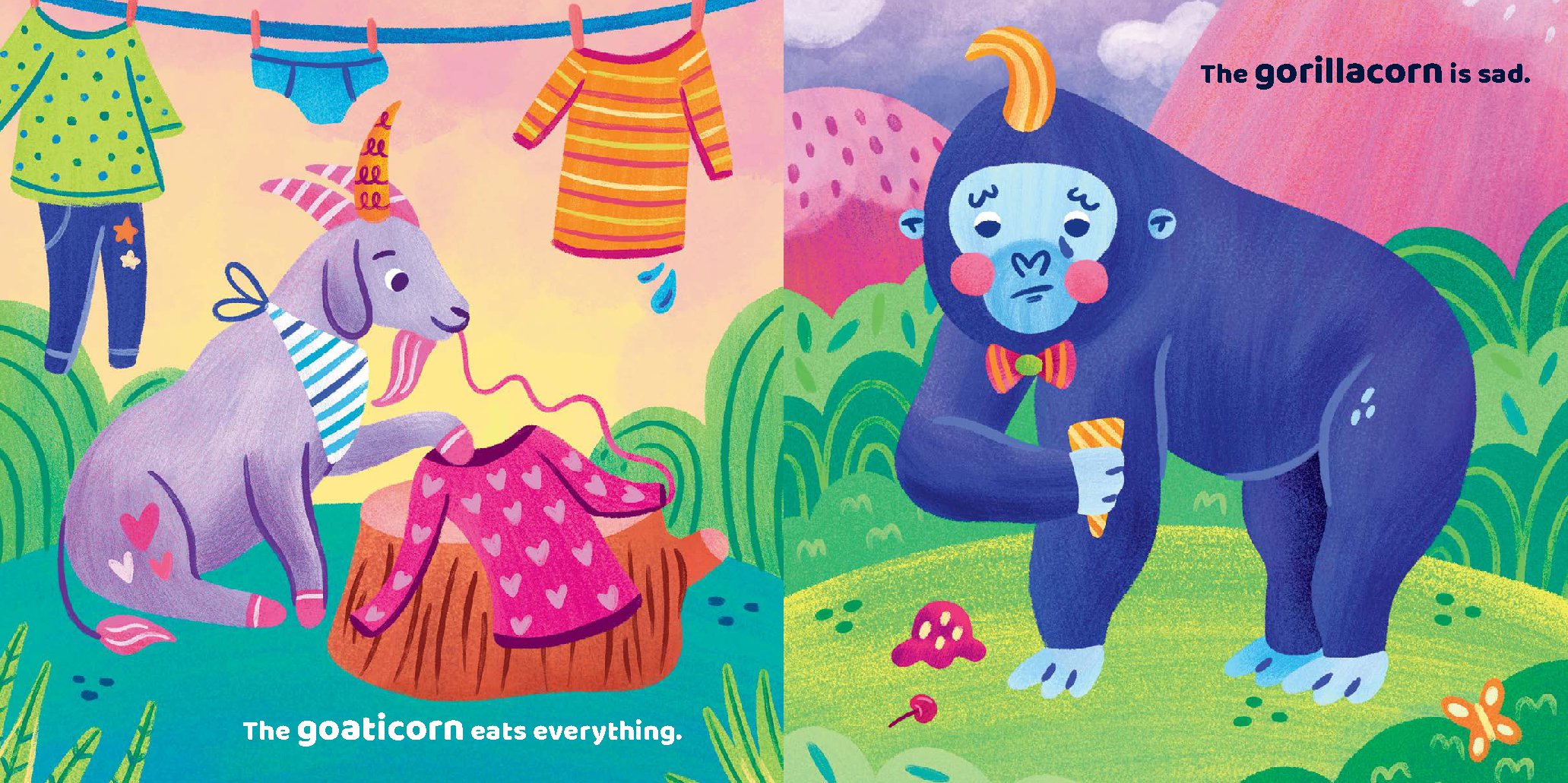 The Llamacorn Is Kind, board book