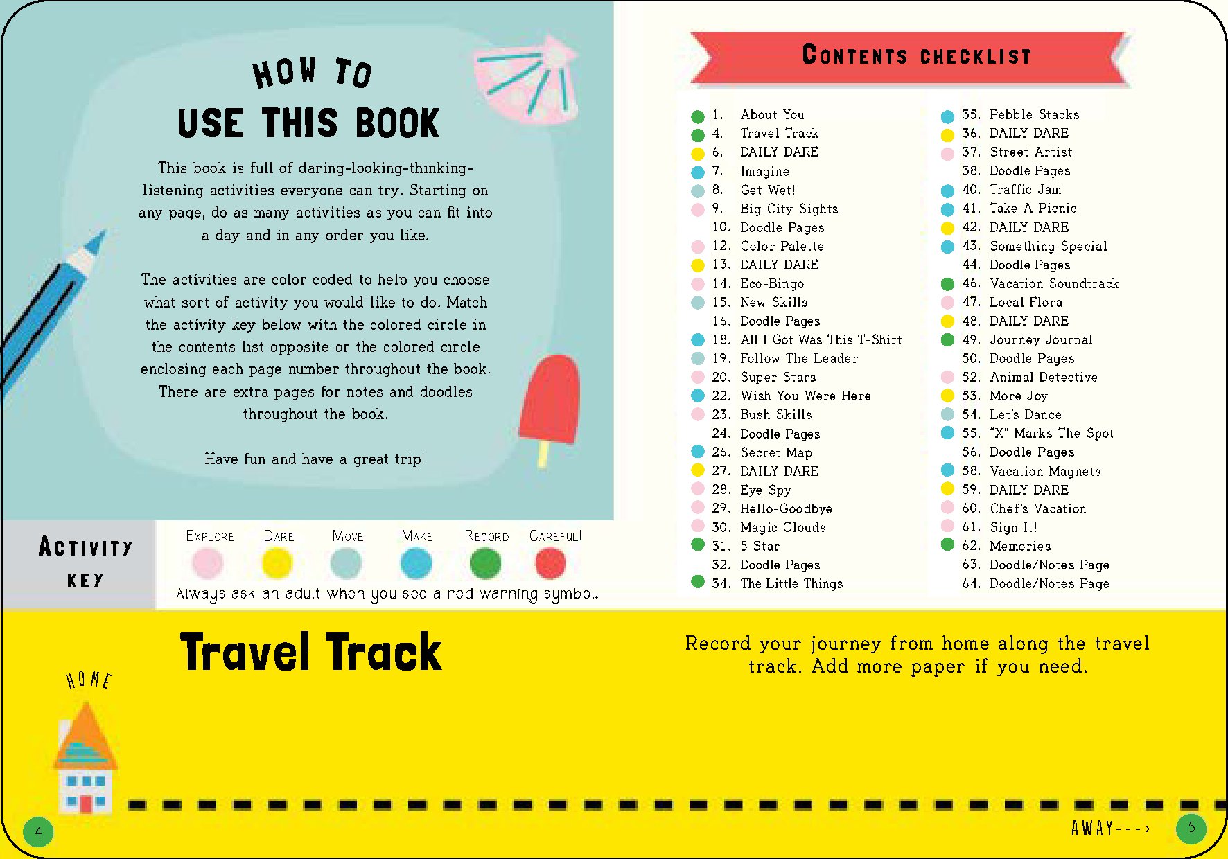 Adventure Journal: 50 Things to Try on Vacation