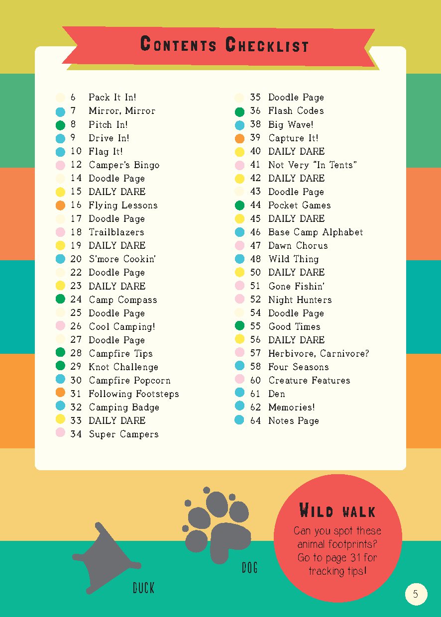 Adventure Journal: 50 Things to Try When Camping
