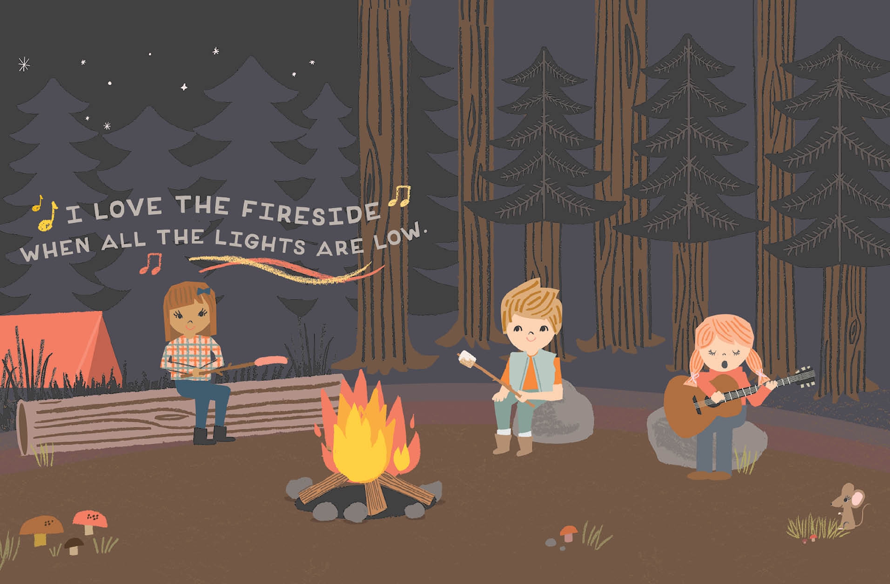 I Love the Mountains, board book