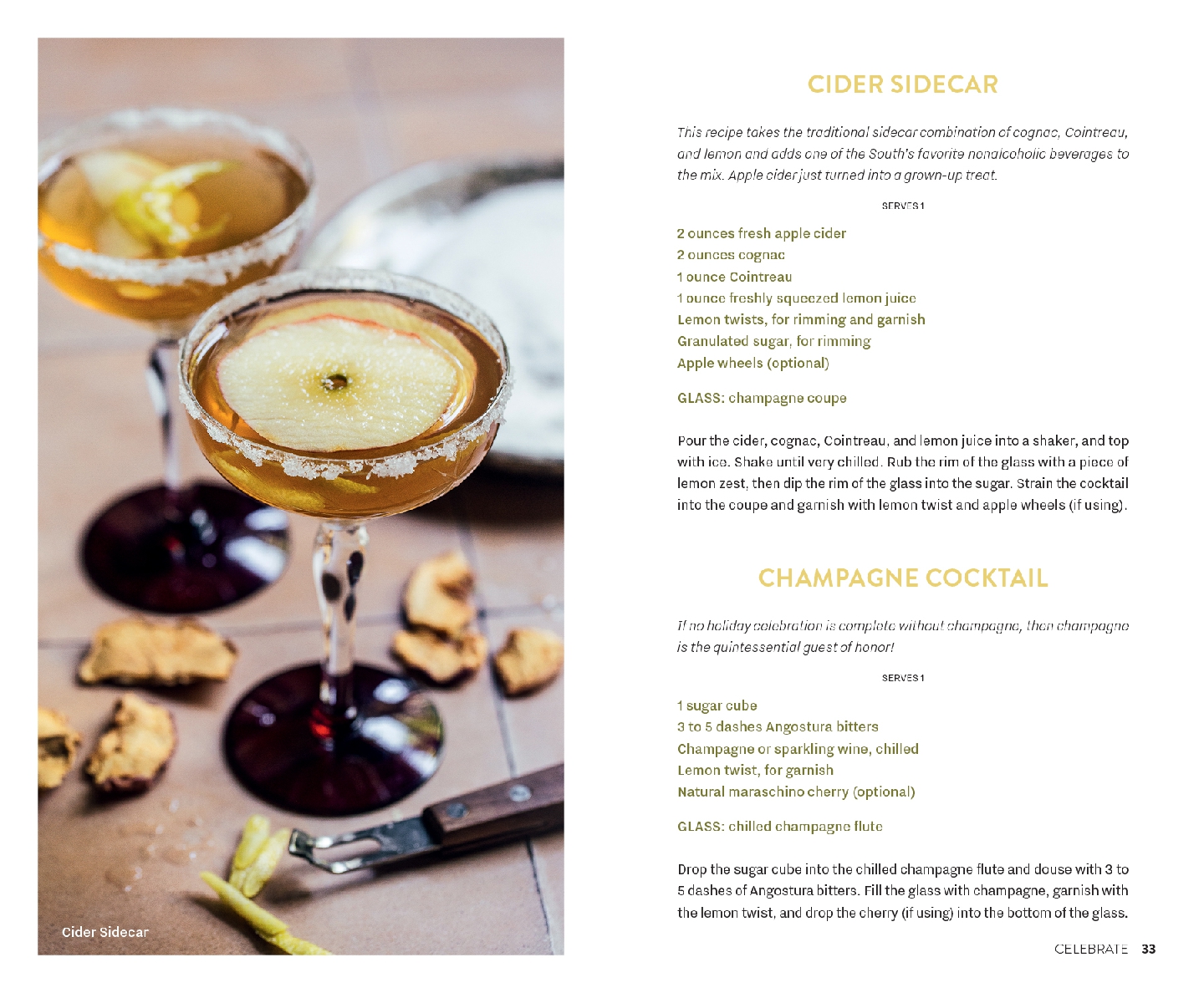 Cocktails, Southern Style