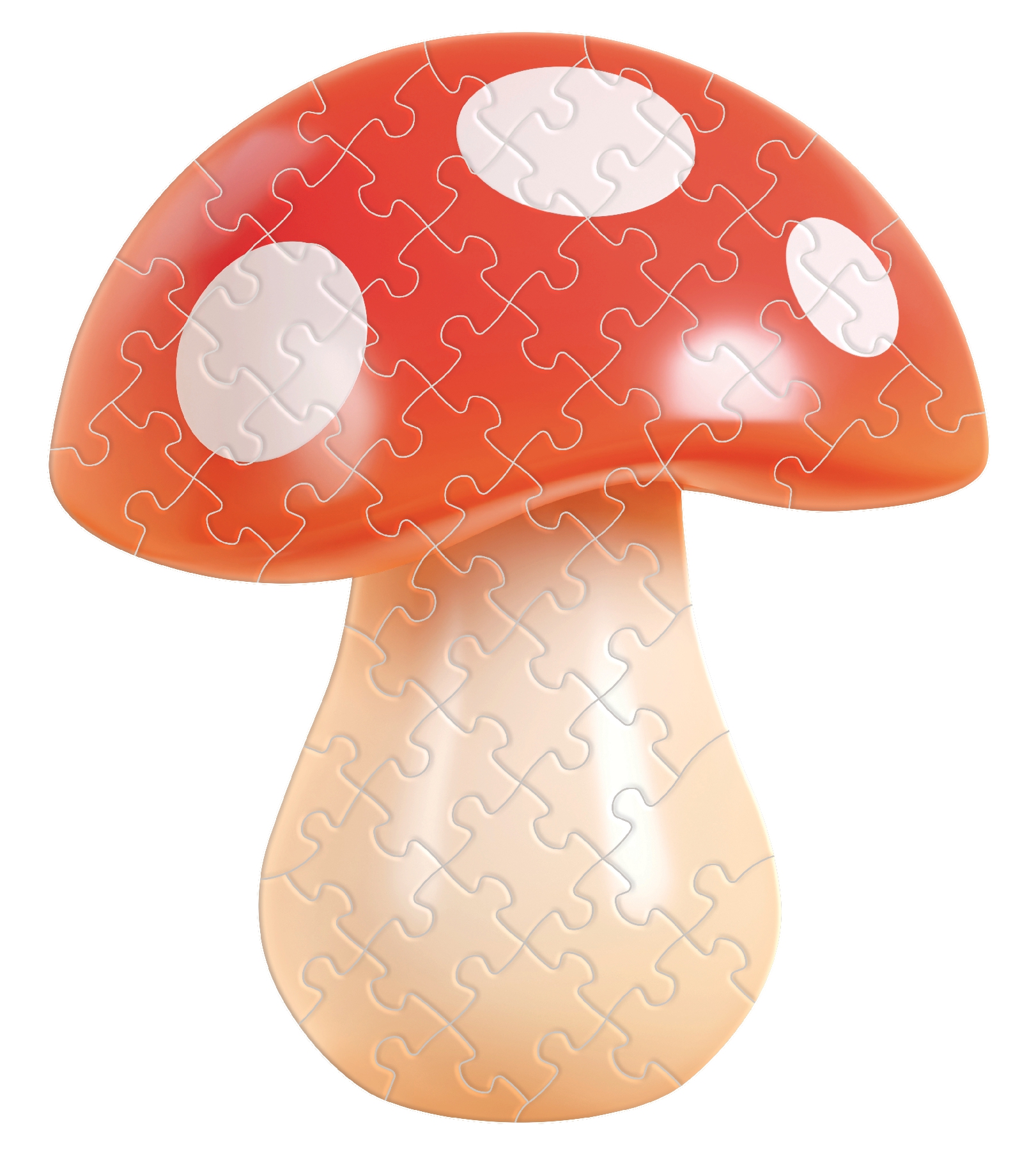 Mushroom Jiggie Puzzle 53 Piece