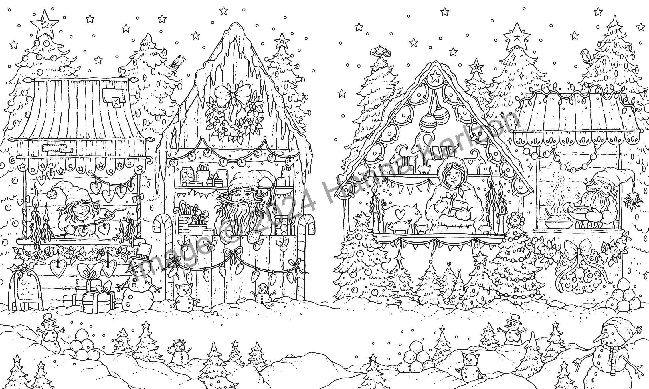 Merry Christmas Coloring Book