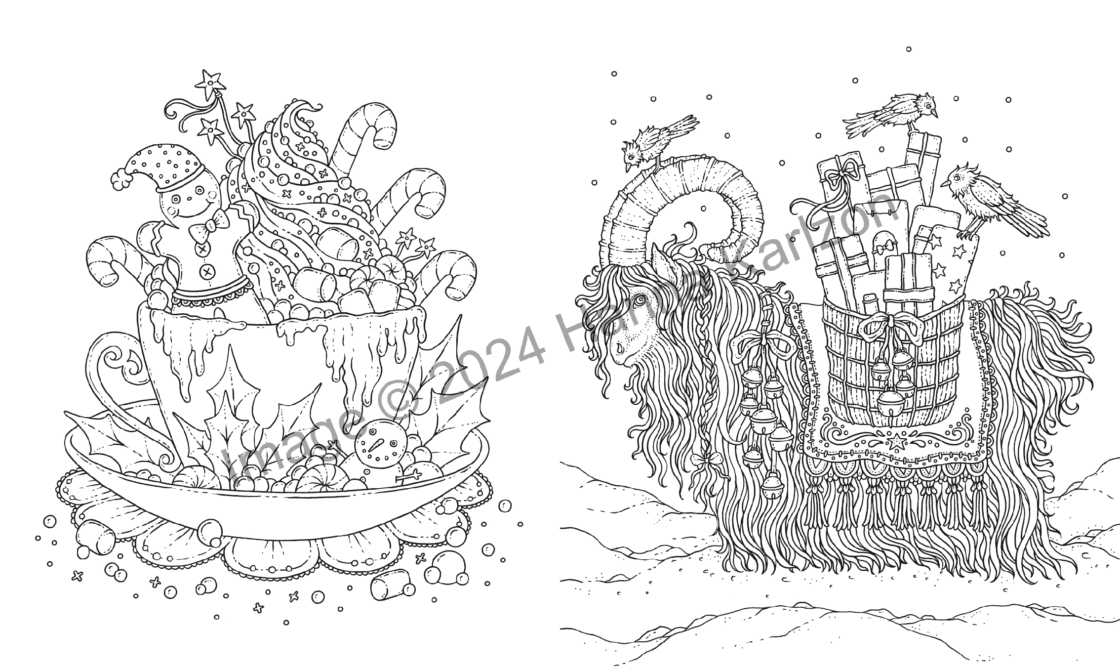 Merry Christmas Coloring Book