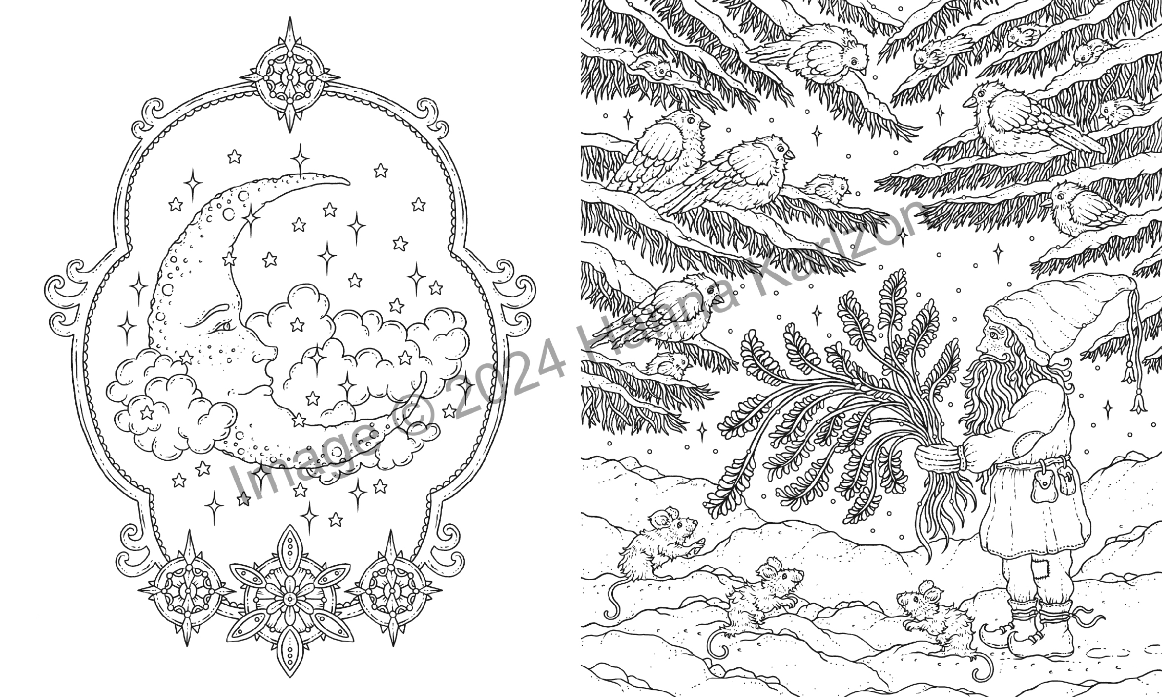 Merry Christmas Coloring Book