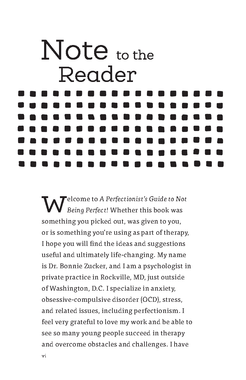 A Perfectionist's Guide to Not Being Perfect
